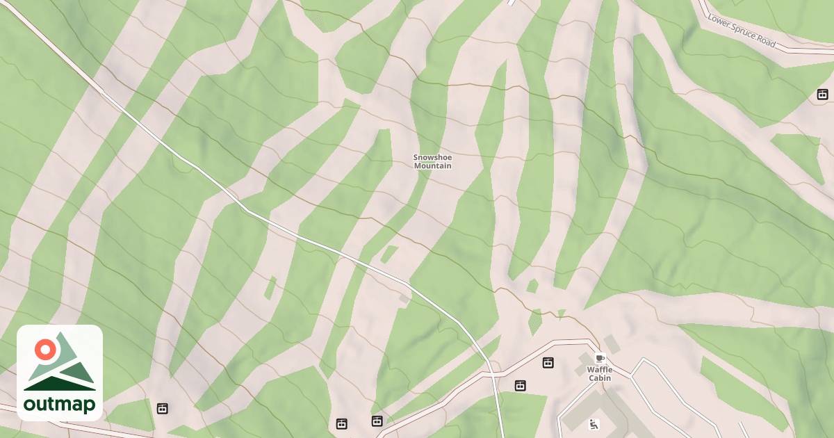 Map of Mountaineer Terrain Park