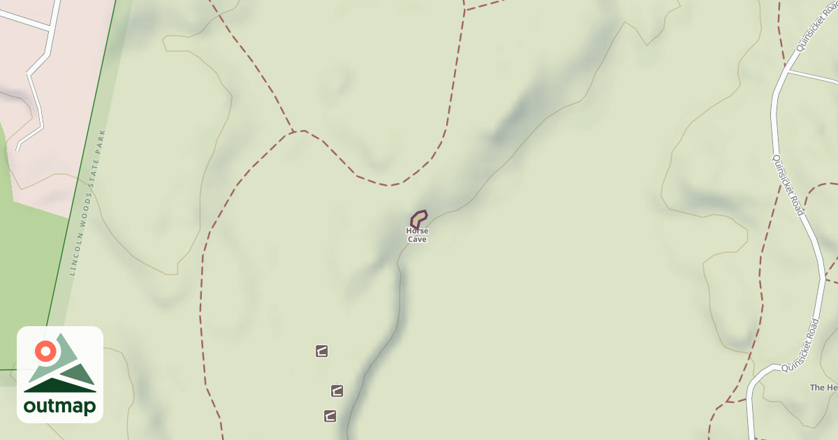 Map of Horse Cave