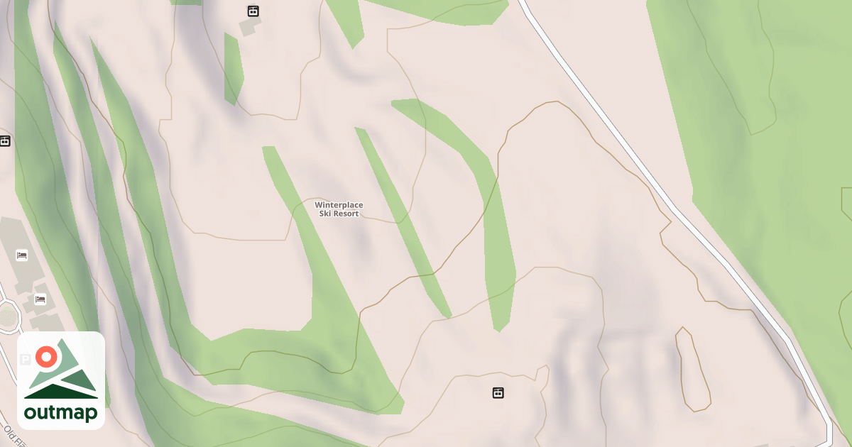 Map of Hickory Terrain Park