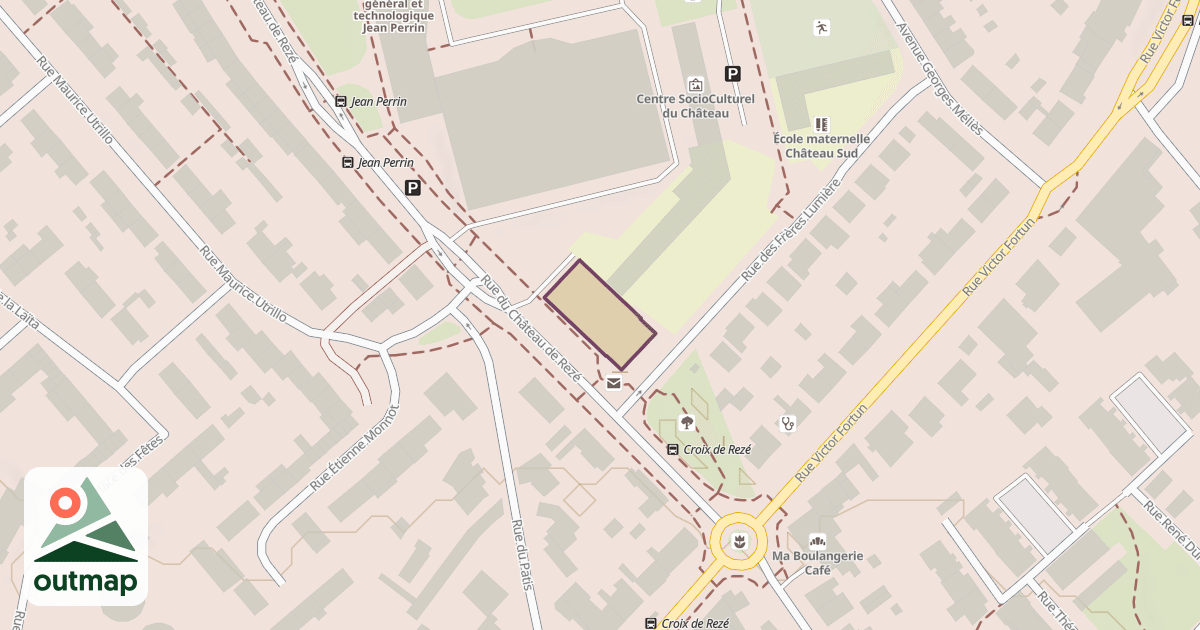 Map of Gymnase Lucien Cavalin