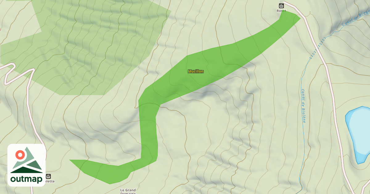 Map of Mucillon