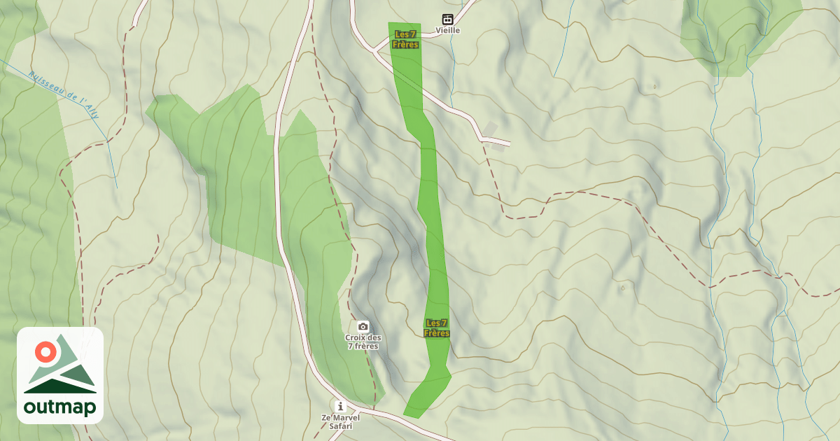 Map of Les 7 Frères