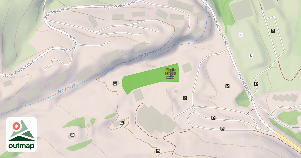 Map of Magic Carpet Area