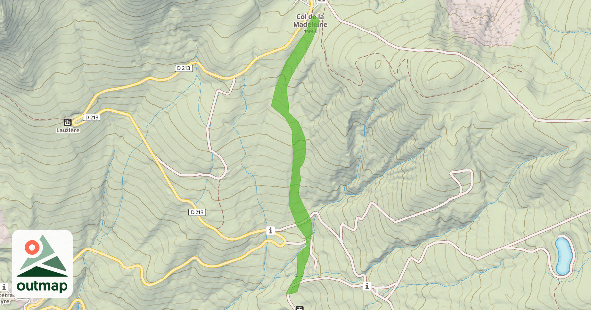 Map of Combe de Bal