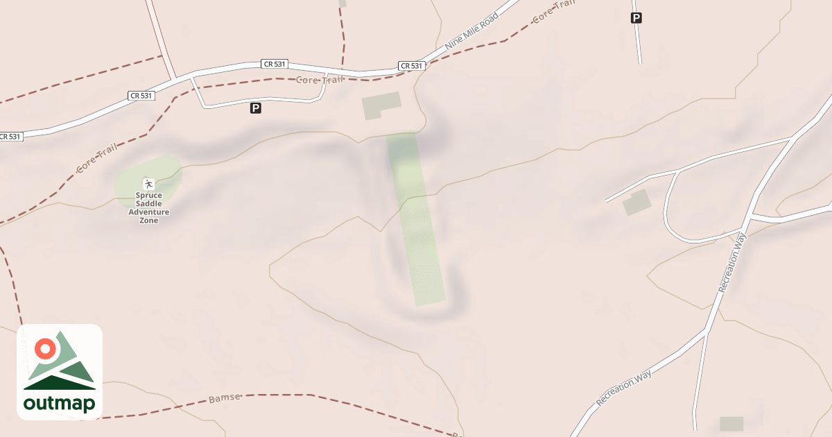Map of Tubing Hill