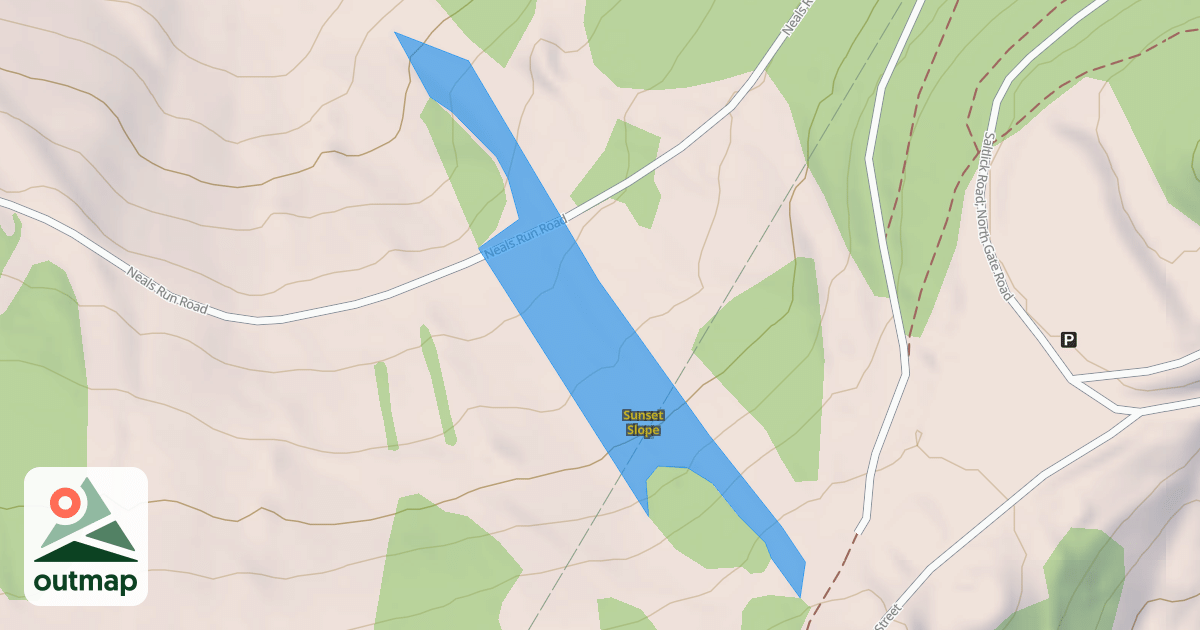Map of Sunset Slope