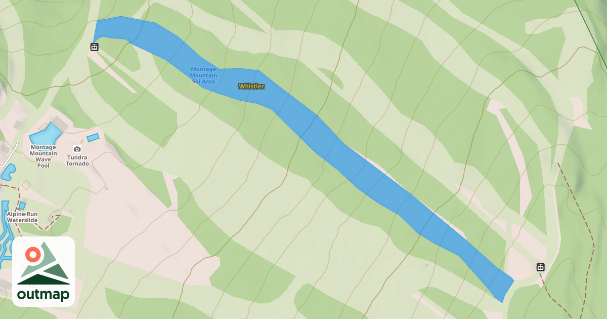 Map of Whistler