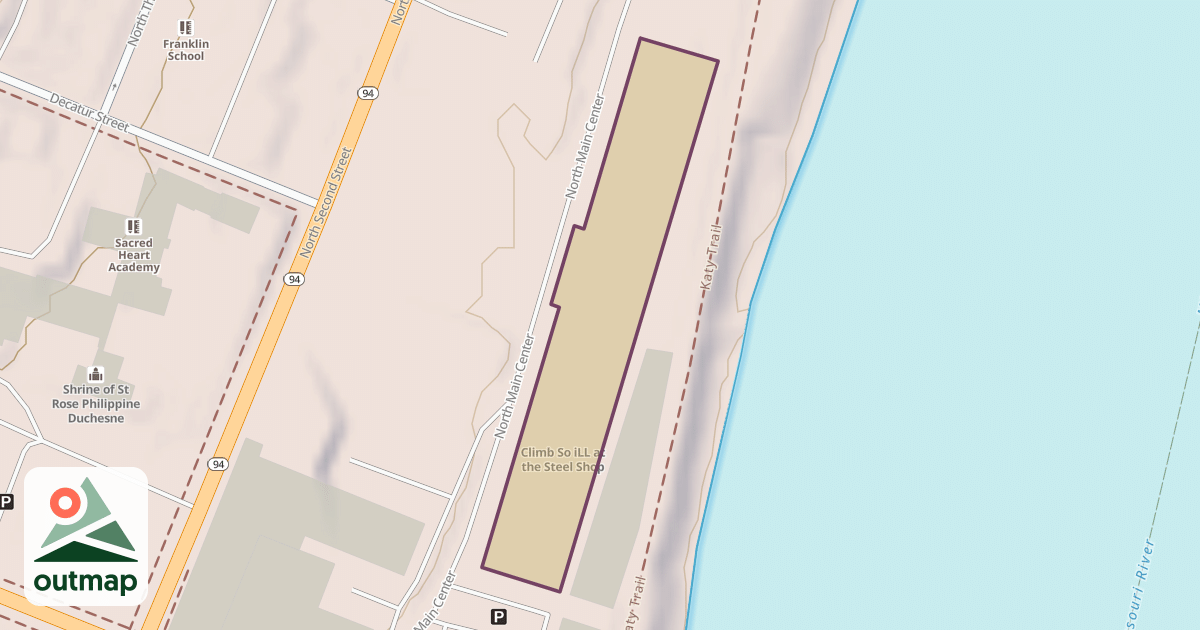 Map of Climb So iLL at the Steel Shop