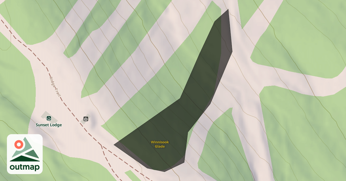 Map of Winnisook Glade
