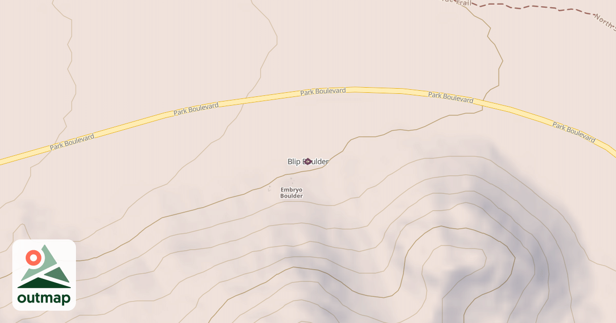 Map of Blip Boulder
