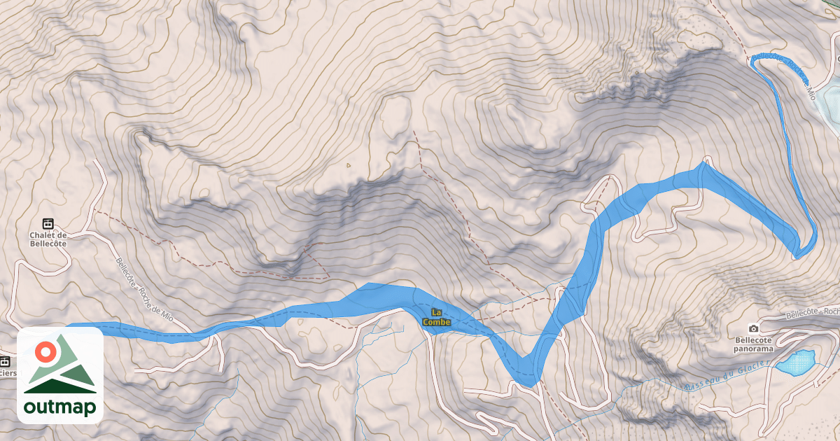 Map of La Combe