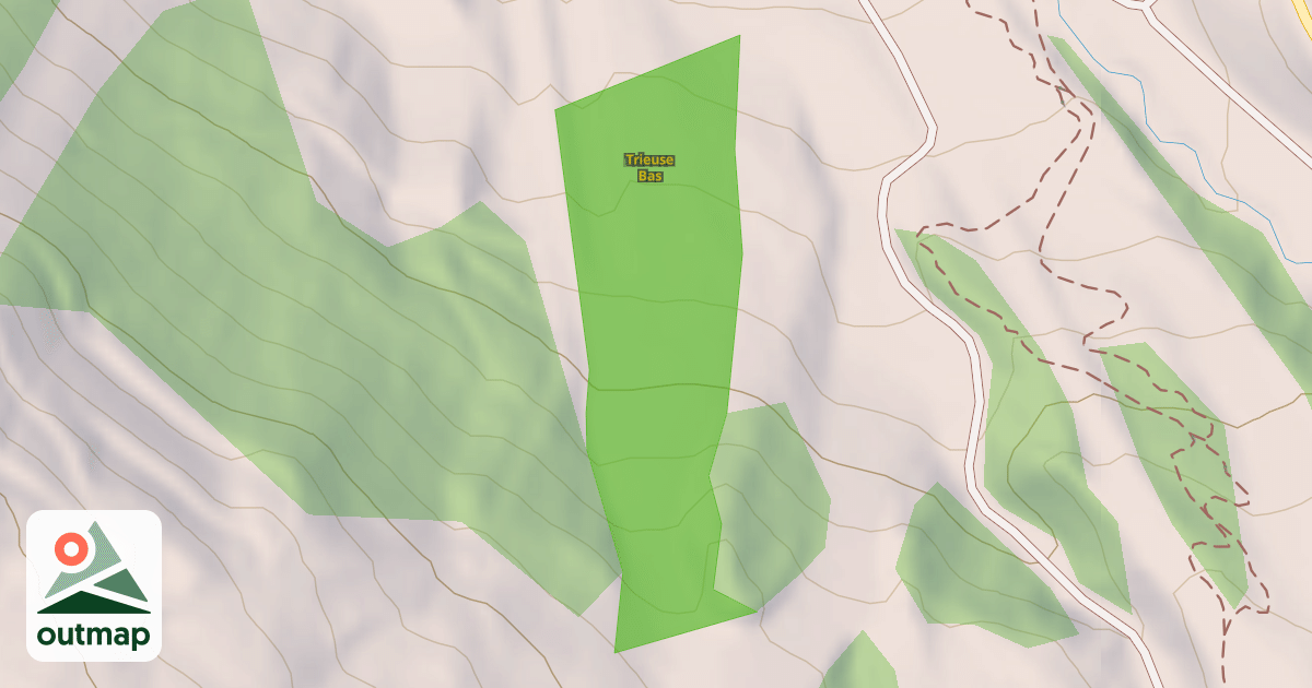 Map of Trieuse Bas