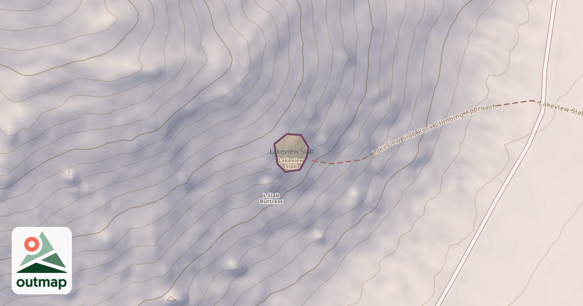 Map of Lakeview Slab