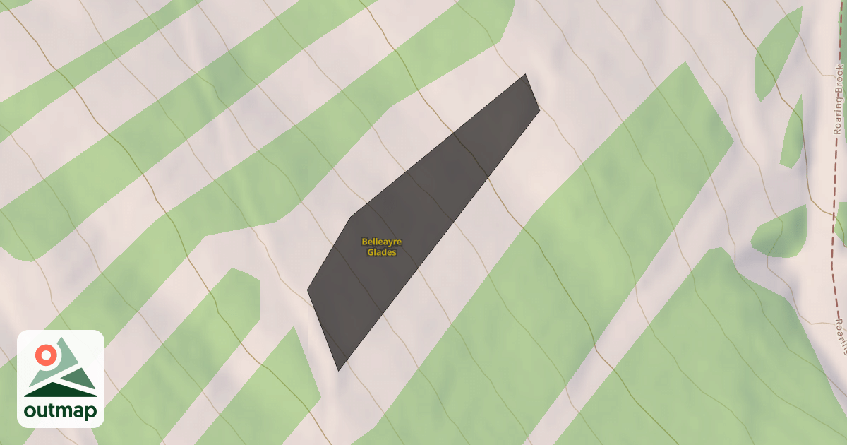 Map of Belleayre Glades
