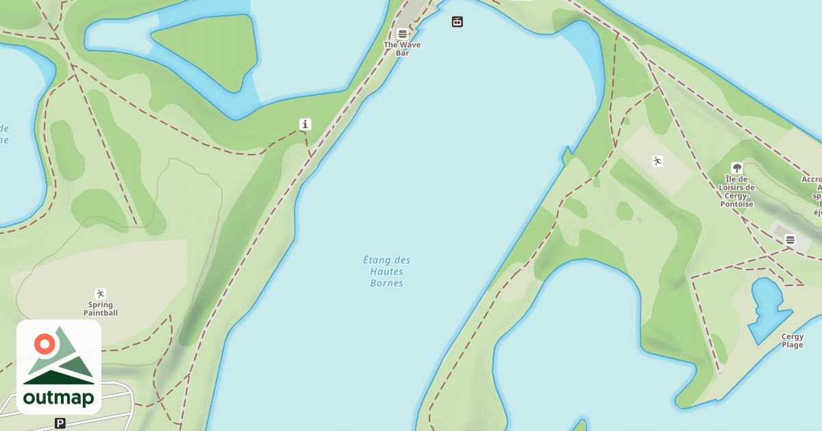 Map of Téléski nautique