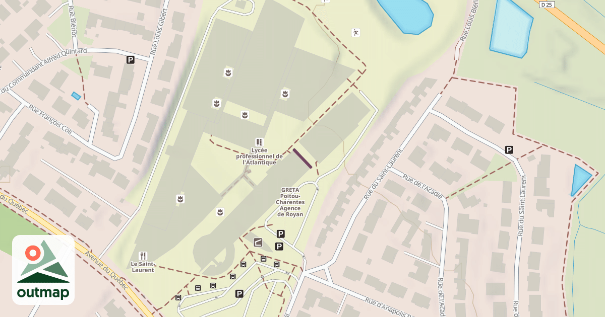 Map of Climbing Gym