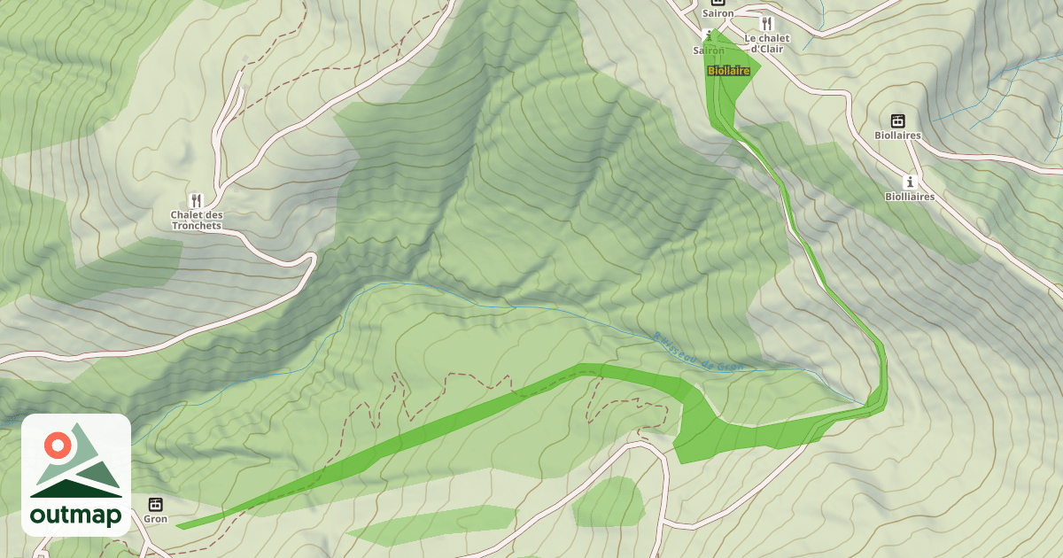 Map of Biollaire