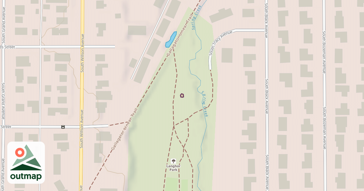 Map of Climbing Boulder