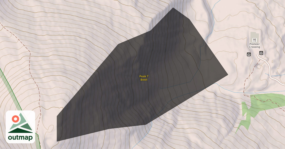 Map of Peak 7 Bowl
