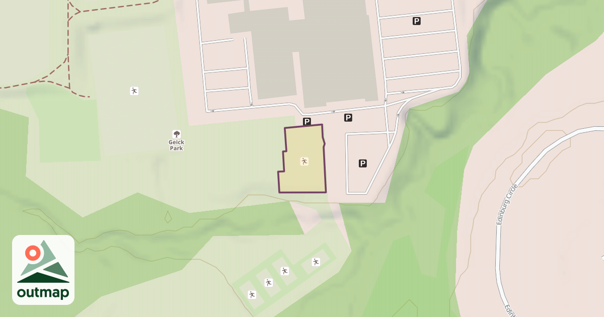 Map of Climbing Site in Middlesex