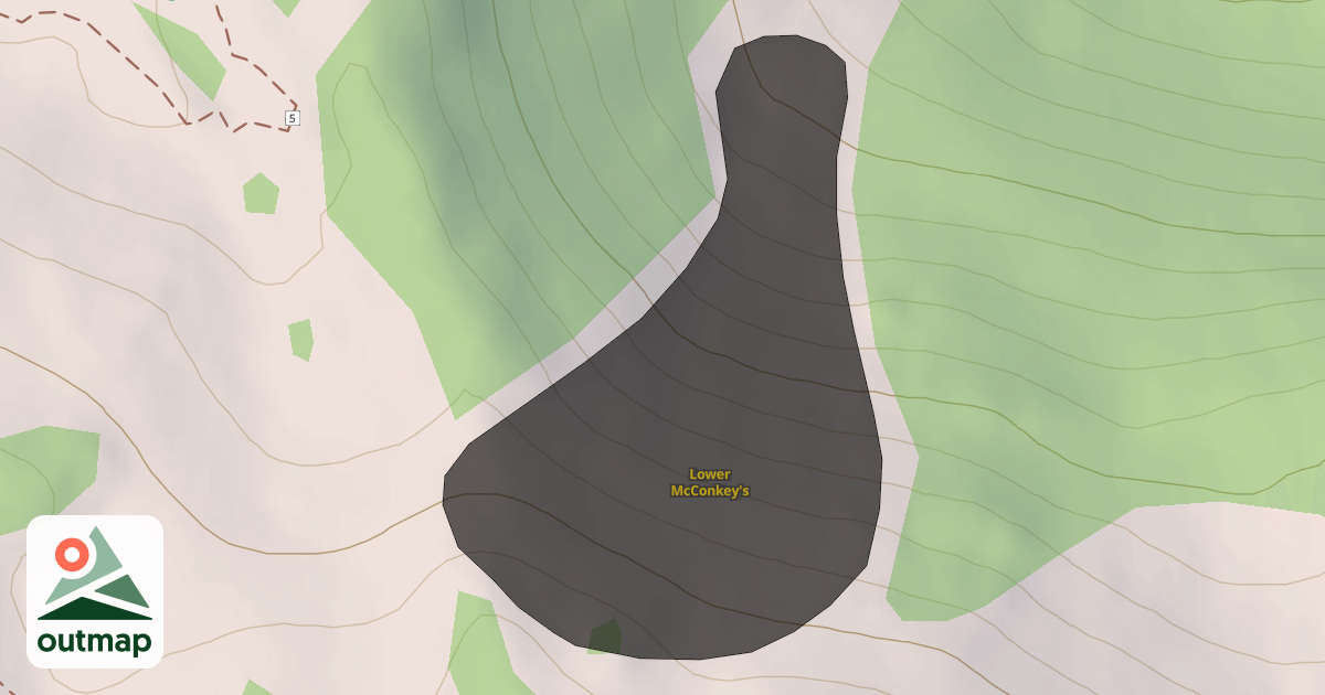 Map of Lower McConkey's