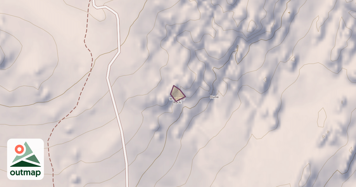 Map of Wrangler Rock