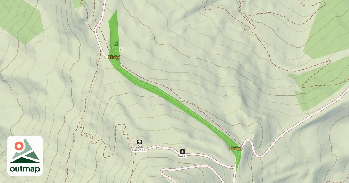 Map of Génépi