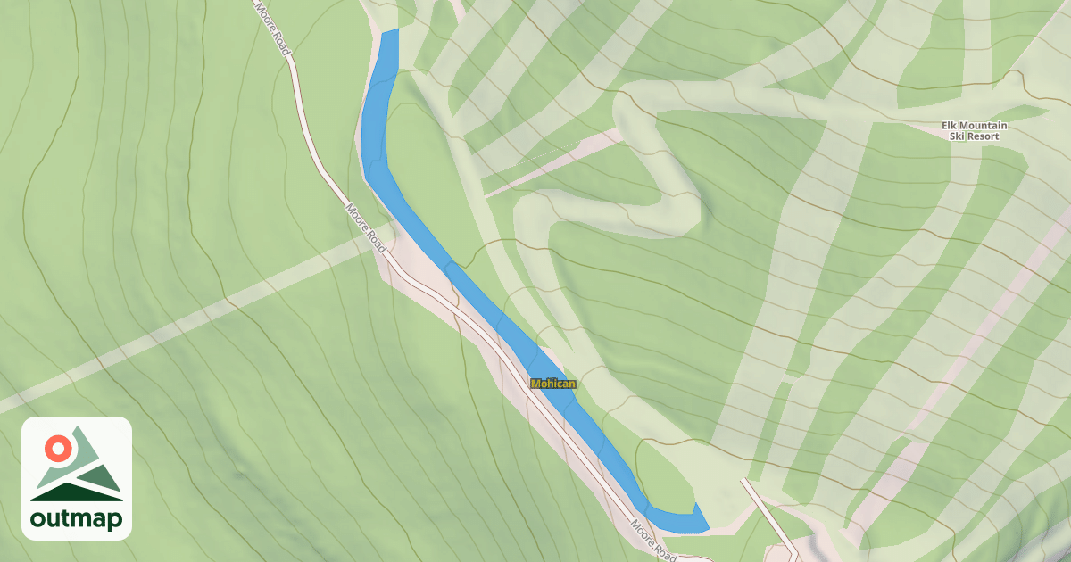 Map of Mohican
