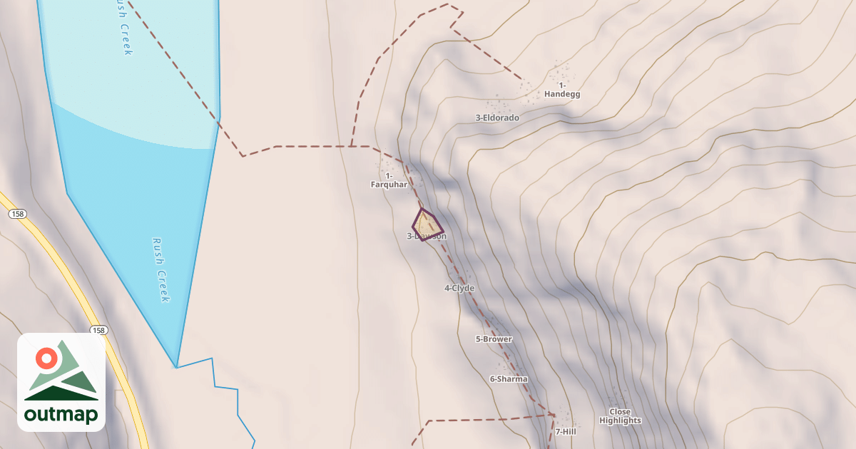 Map of 3-Dawson