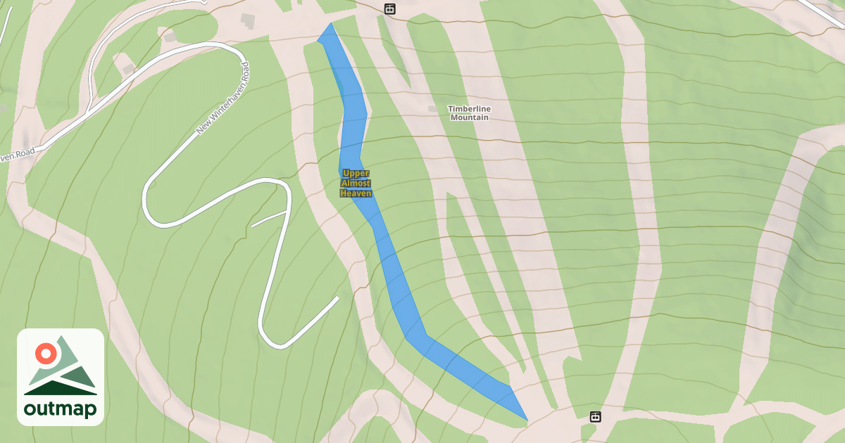 Map of Upper Almost Heaven