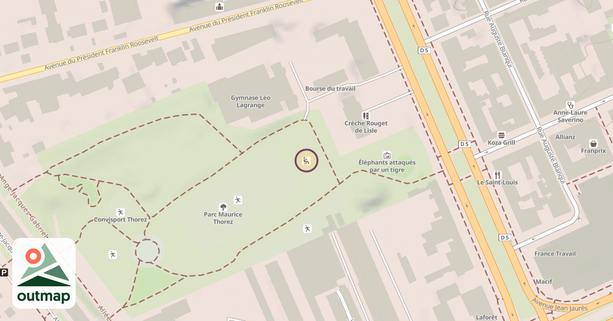 Map of Climbing Site