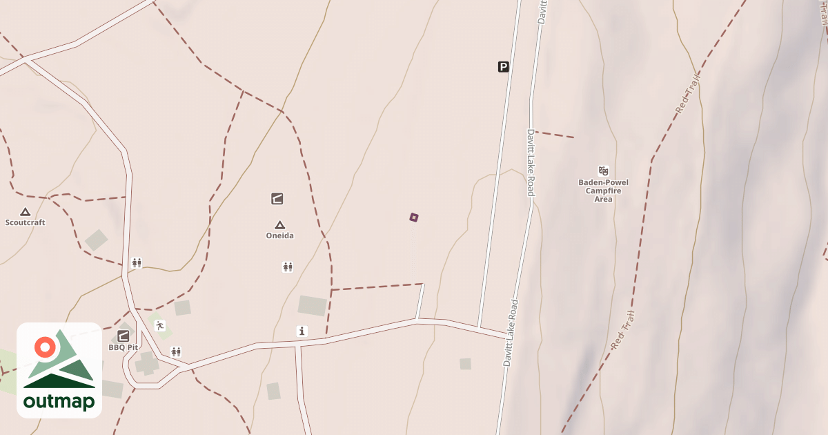 Map of Climbing Gym