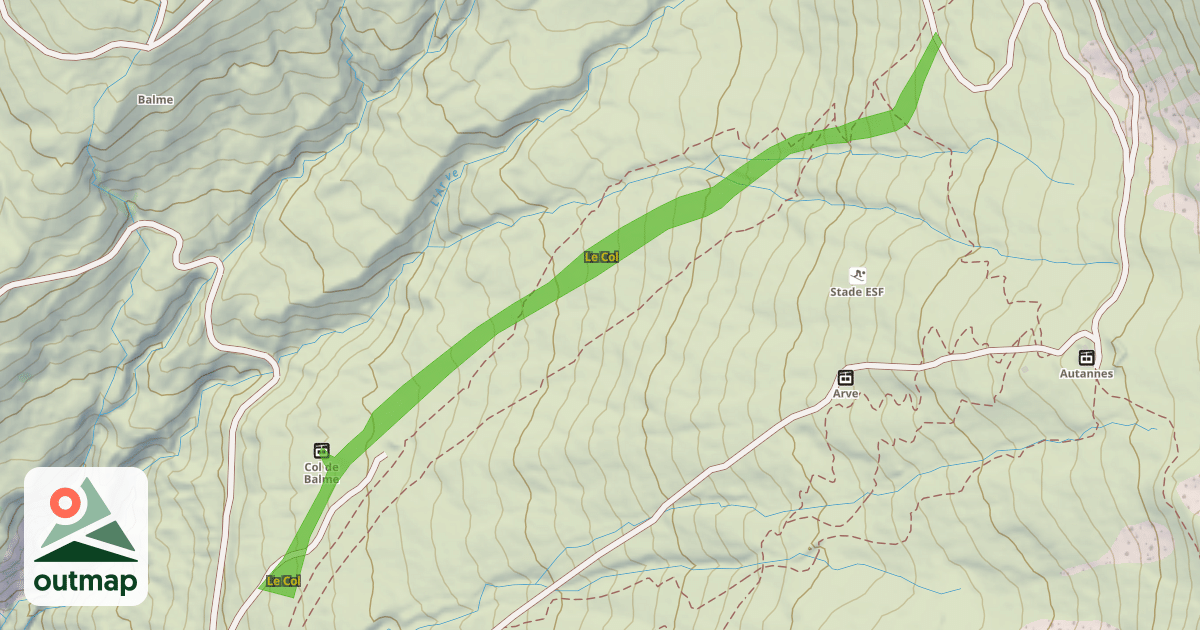 Map of Le Col