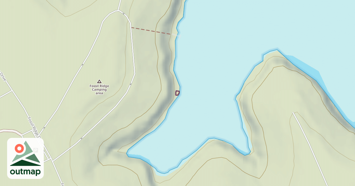 Map of Climbing Boulder