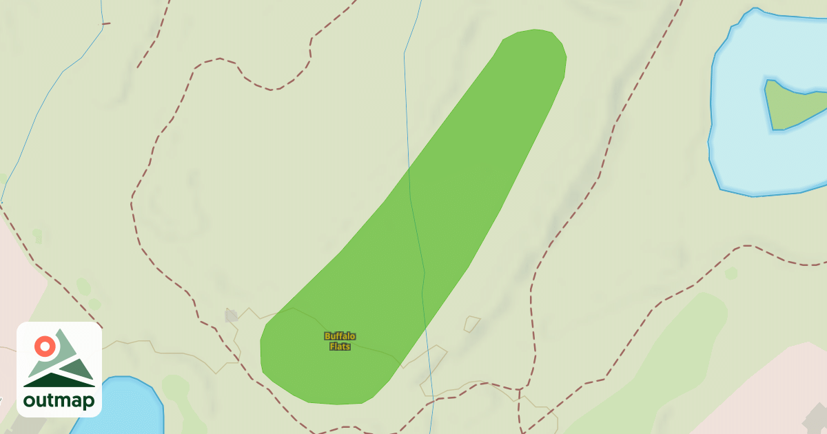 Map of Buffalo Flats