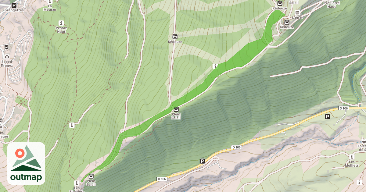 Map of Plein Soleil