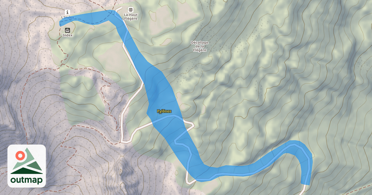 Map of Pylônes