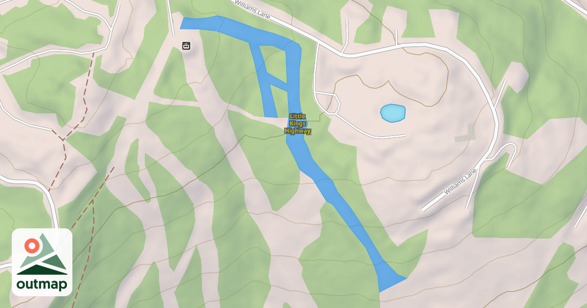 Map of Little Kings Highway