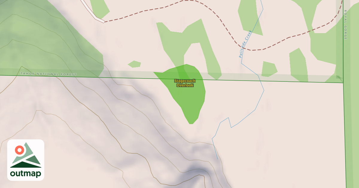 Map of Stagecoach Overlook