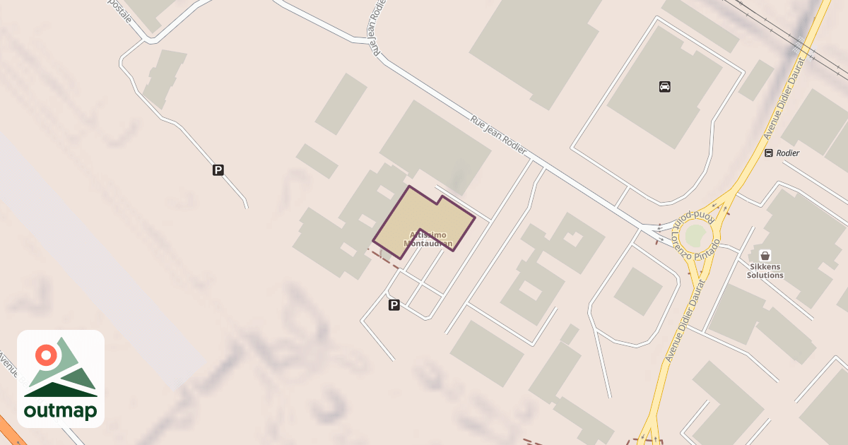 Map of Altissimo Montaudran