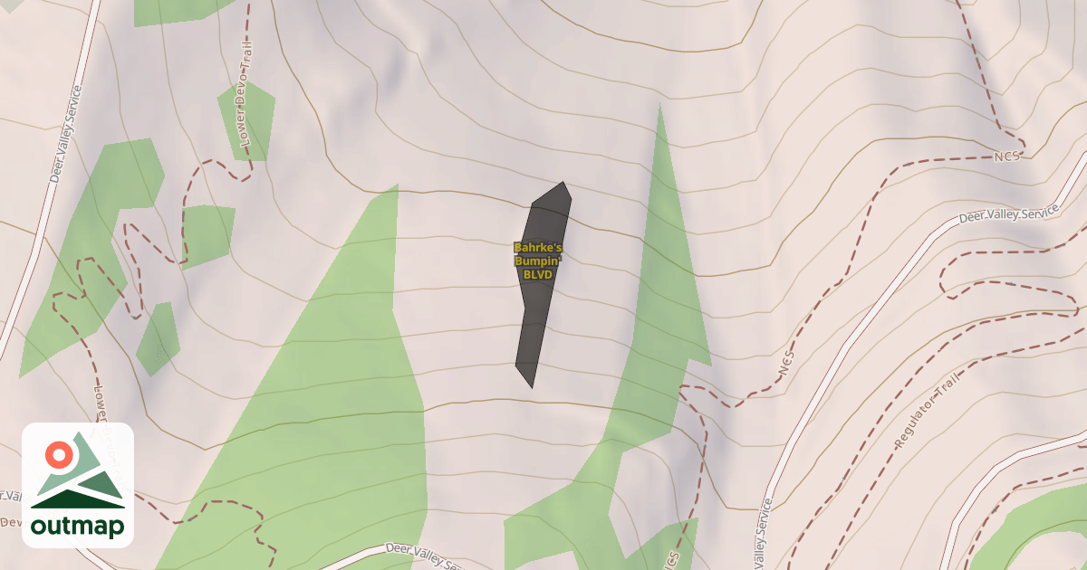 Map of Bahrke's Bumpin' BLVD
