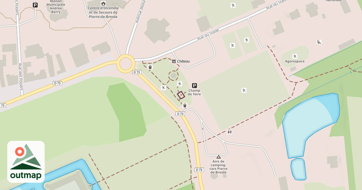 Map of Climbing Site