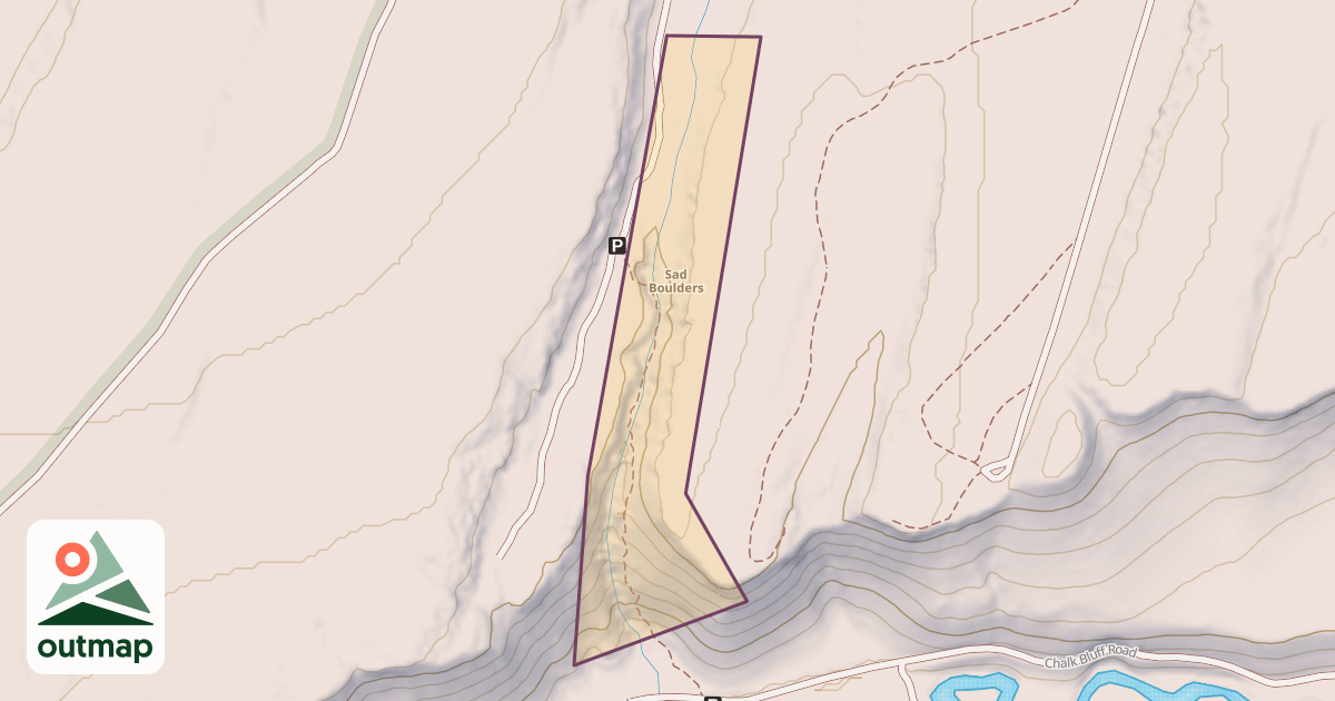 Map of Sad Boulders