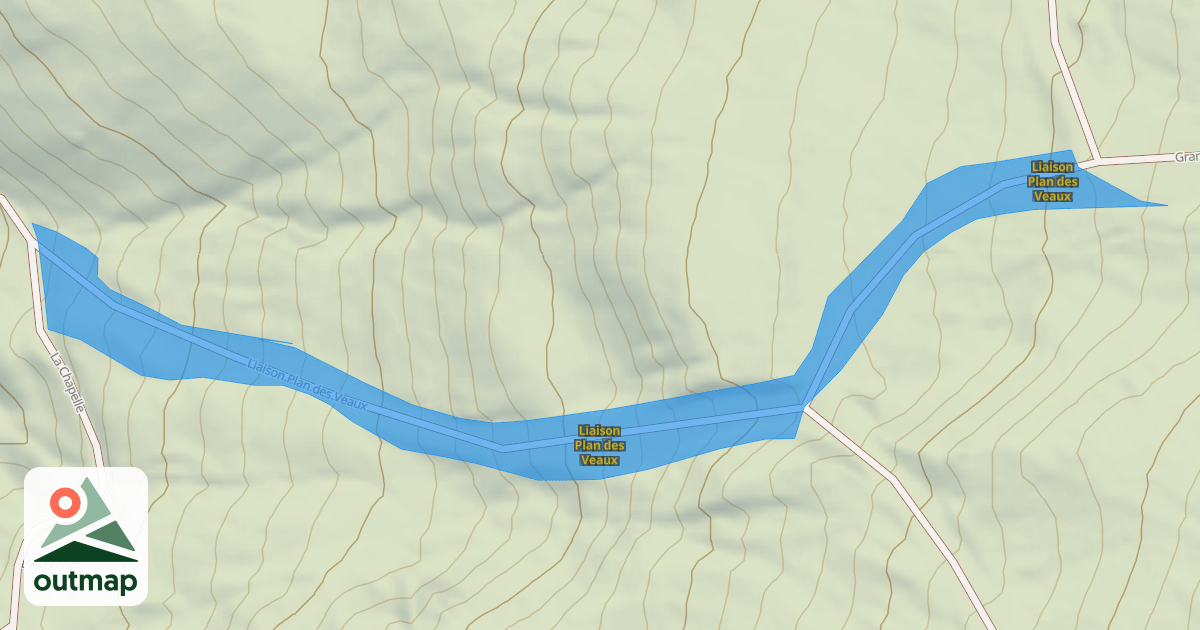 Map of Liaison Plan des Veaux