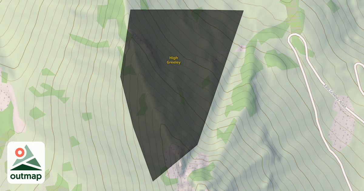 Map of High Greeley