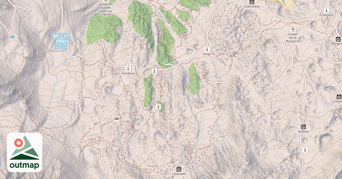 Map of Colorado Park