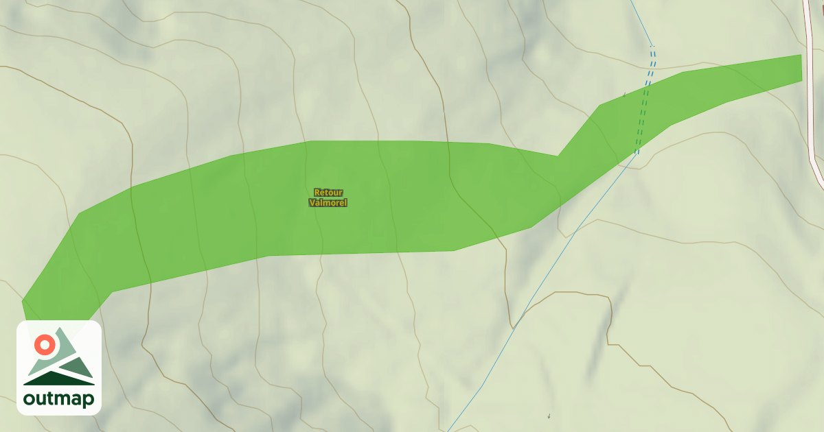 Map of Retour Valmorel
