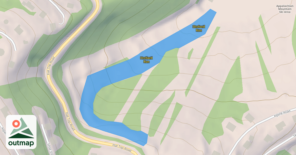 Map of Orchard Run