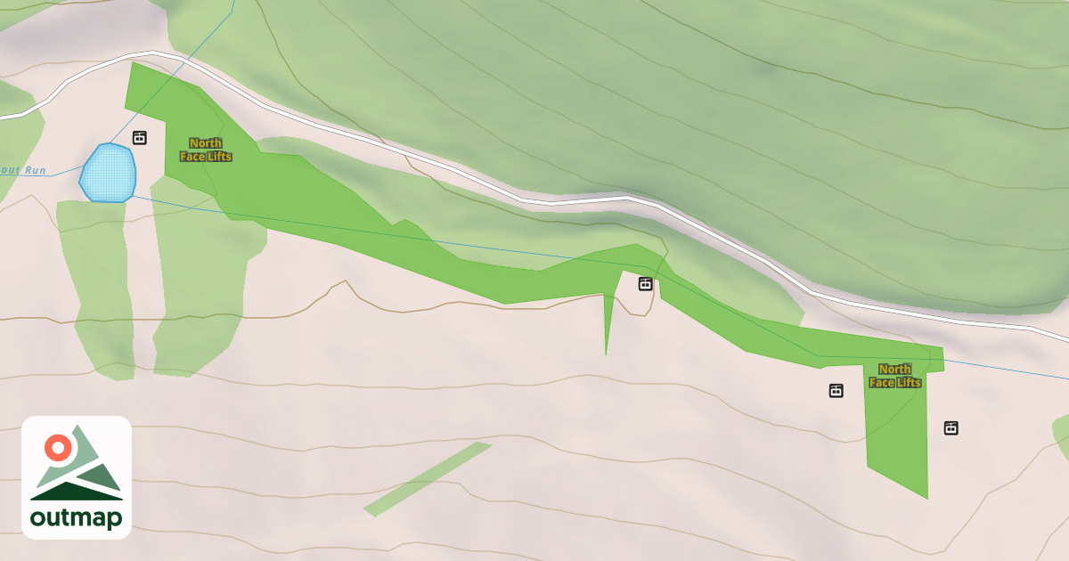 Map of North Face Lifts