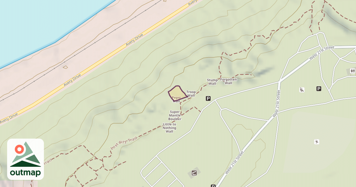 Map of Pepsi Wall